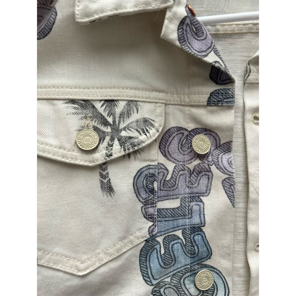Mother Women's Denim Jacket Size S Multicolor Button Casual Style - Picture 4 of 12